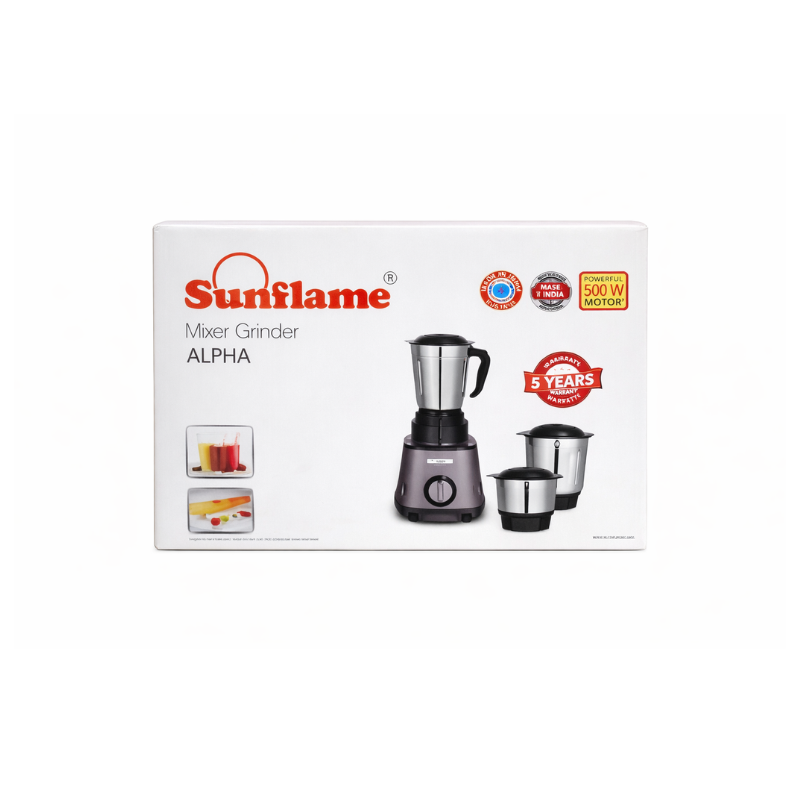 Sunflame 3 Jar Mixer Grinder