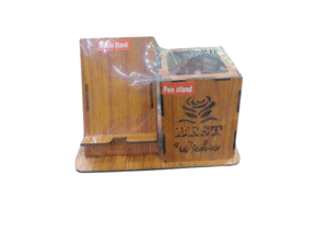 Wooden Penstand with mobile stand