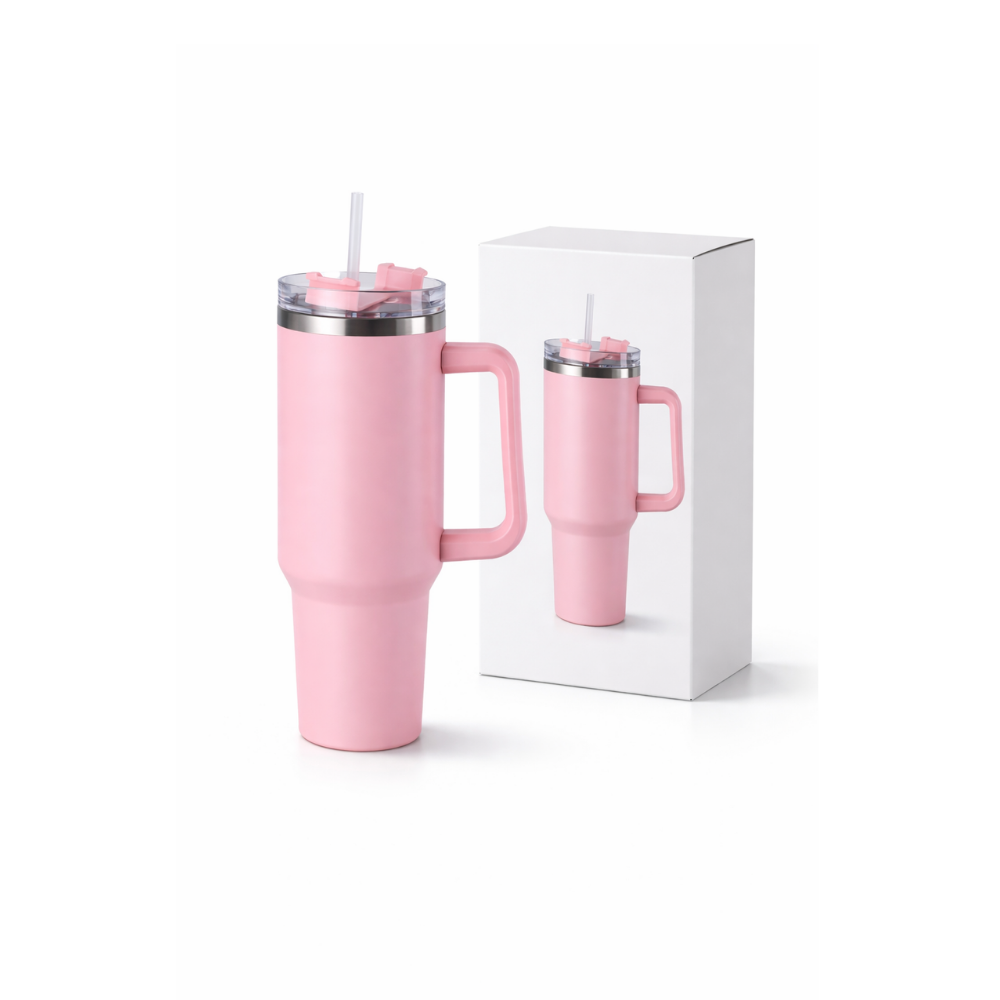 1.2L Stainless Steel Tumbler Pink